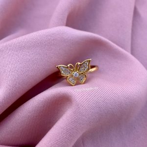 Anillo de plata dorada - AN2157