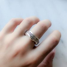 Anillo de plata inflada - AN0221