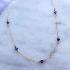 Gargantilla laminada en oro - GAR0714