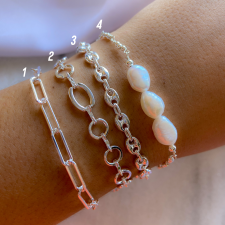Pulseras de plata