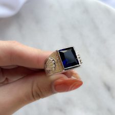 Anillo sello de plata - AN2722