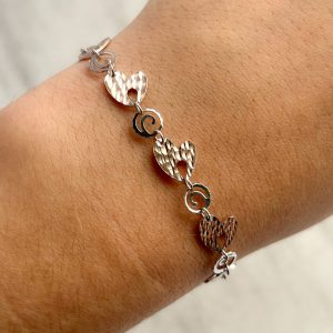 Pulsera de plata rodinada - PUL1751 - Image 2