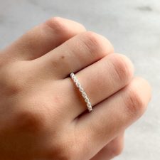 Anillo de plata con cubic - AN3061