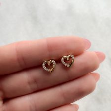 Aros de acero dorado - AR4382