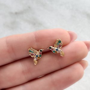 Aros de acero dorado - AR4604