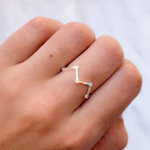 Anillo de acero blanco - AN3499