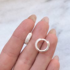 Argollas de plata - AR4863