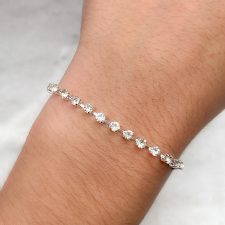Pulsera laminada en plata - PUL2300