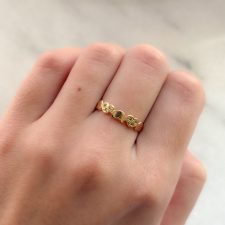 Anillo laminado en oro - AN3810