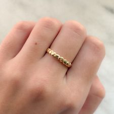 Anillo laminado en oro - AN3812