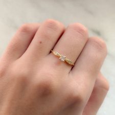 Anillo laminado en oro - AN3816