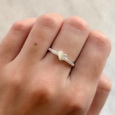 Anillo laminado en plata - AN3829