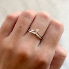 Anillo laminado en plata - AN3832