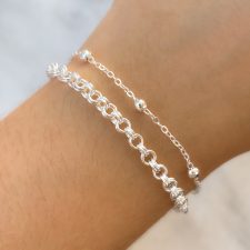 Pulsera de acero blanco - PUL2962