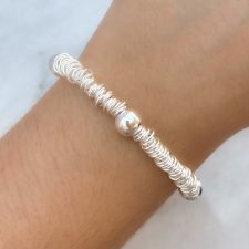 Pulsera de Acero blanco - PUL0060