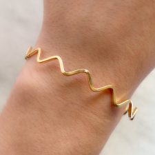 Brazalete laminado en oro - BRA0167