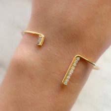 Brazalete laminado en oro - BRA0168