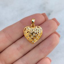 Dije de Acero dorado - CLG1987