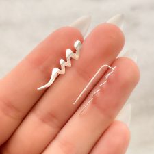 Aros trepadores de plata - AR0176