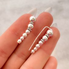 Aros trepadores de plata - AR0825