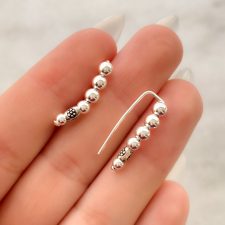 Aros trepadores de plata - AR0827