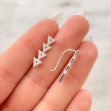 Aros trepadores de plata - AR0834