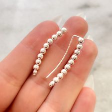 Aros trepadores de plata - AR0837