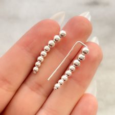 Aros trepadores de plata - AR0838