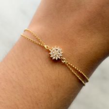 Pulsera laminada en oro - PUL3062