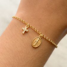 Pulsera laminada en oro - PUL3064
