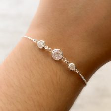 Pulsera laminada en plata - PUL3076