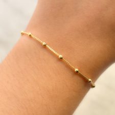 Pulsera laminada en oro - PUL3080