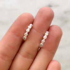 Argollas laminada en plata - AR5617