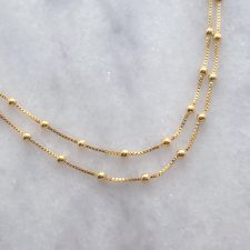 Gargantilla laminada en oro - GAR1429