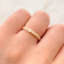 Anillo laminado en oro - AN4101