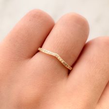 Anillo laminado en oro - AN4105