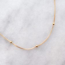 Cadena laminada en oro - CAD0694
