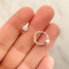 Argollas de plata - AR5380