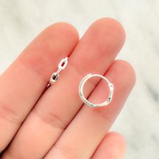 Argollas de plata - AR5384