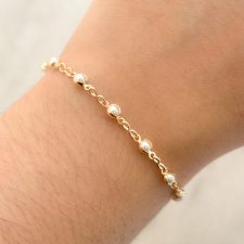 Pulsera laminada en oro - PUL3297