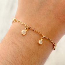 Pulsera laminada en oro - PUL3300